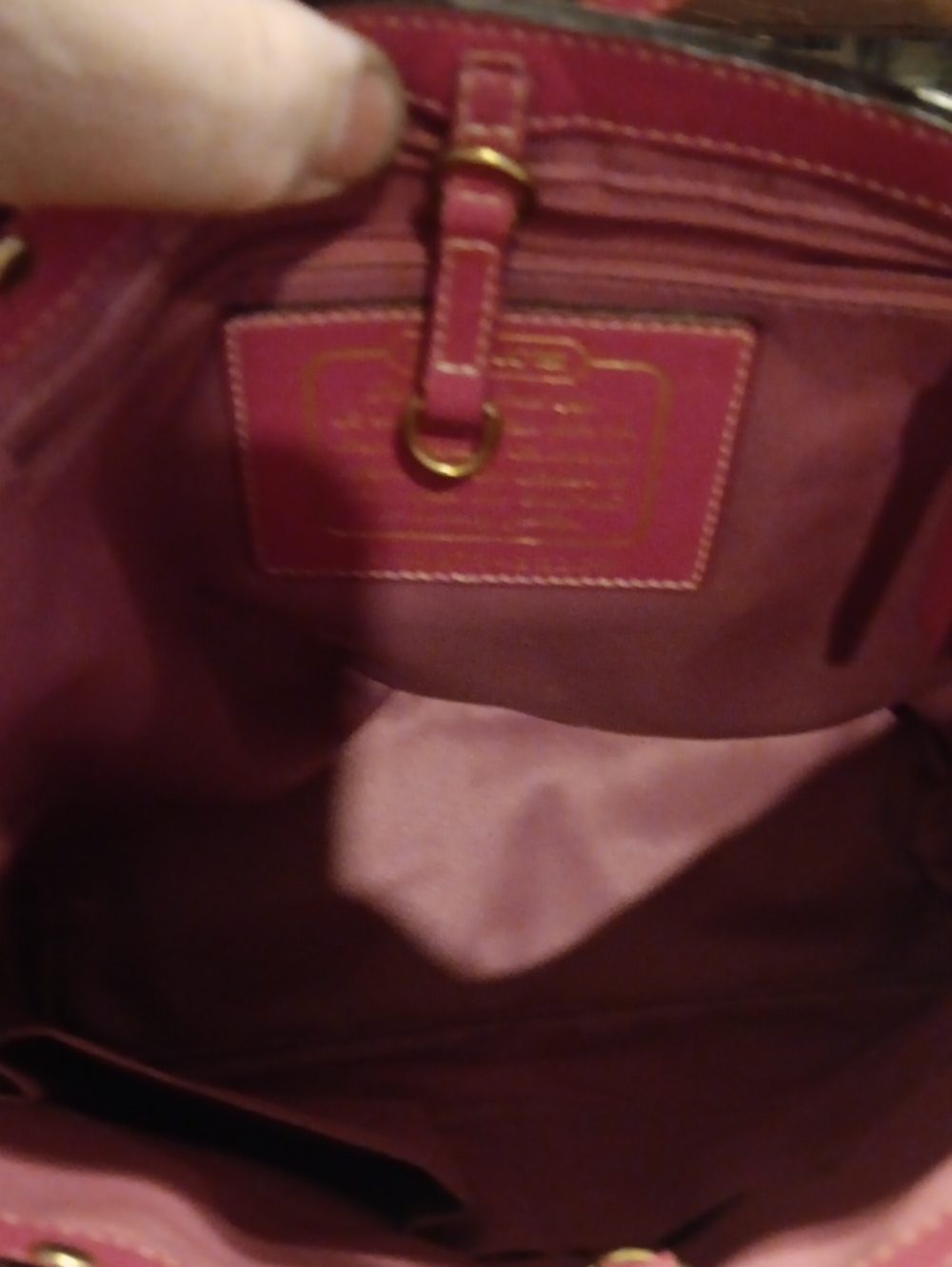 Vintage 2008 Coach Signature Stripe Floral Appliqué Tote Bag – Style 12204 (Rare - Picture 6 of 6